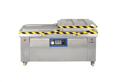 双室自动摆盖真空包装机DZ800/2SC