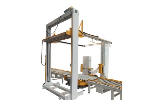 在线覆顶膜缠绕机