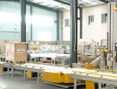 全自动托盘在线缠绕包装线