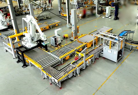 纸盒装箱码垛包装线