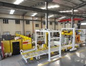 托盘捆扎摇臂缠绕包装线